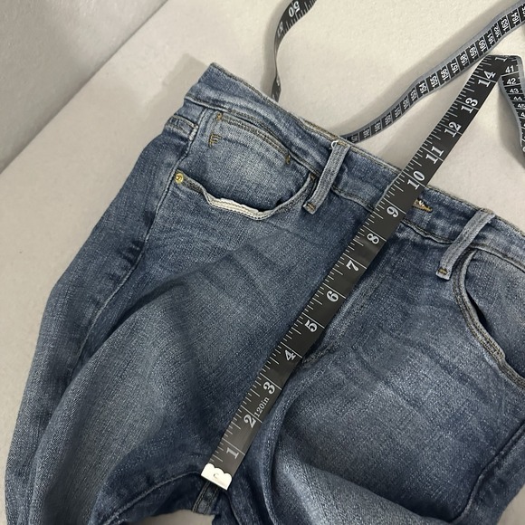 Frame Denim Jeans Women's Size 29 (fits 28) Le High Skinny Stretch Distressed - Picture 7 of 9